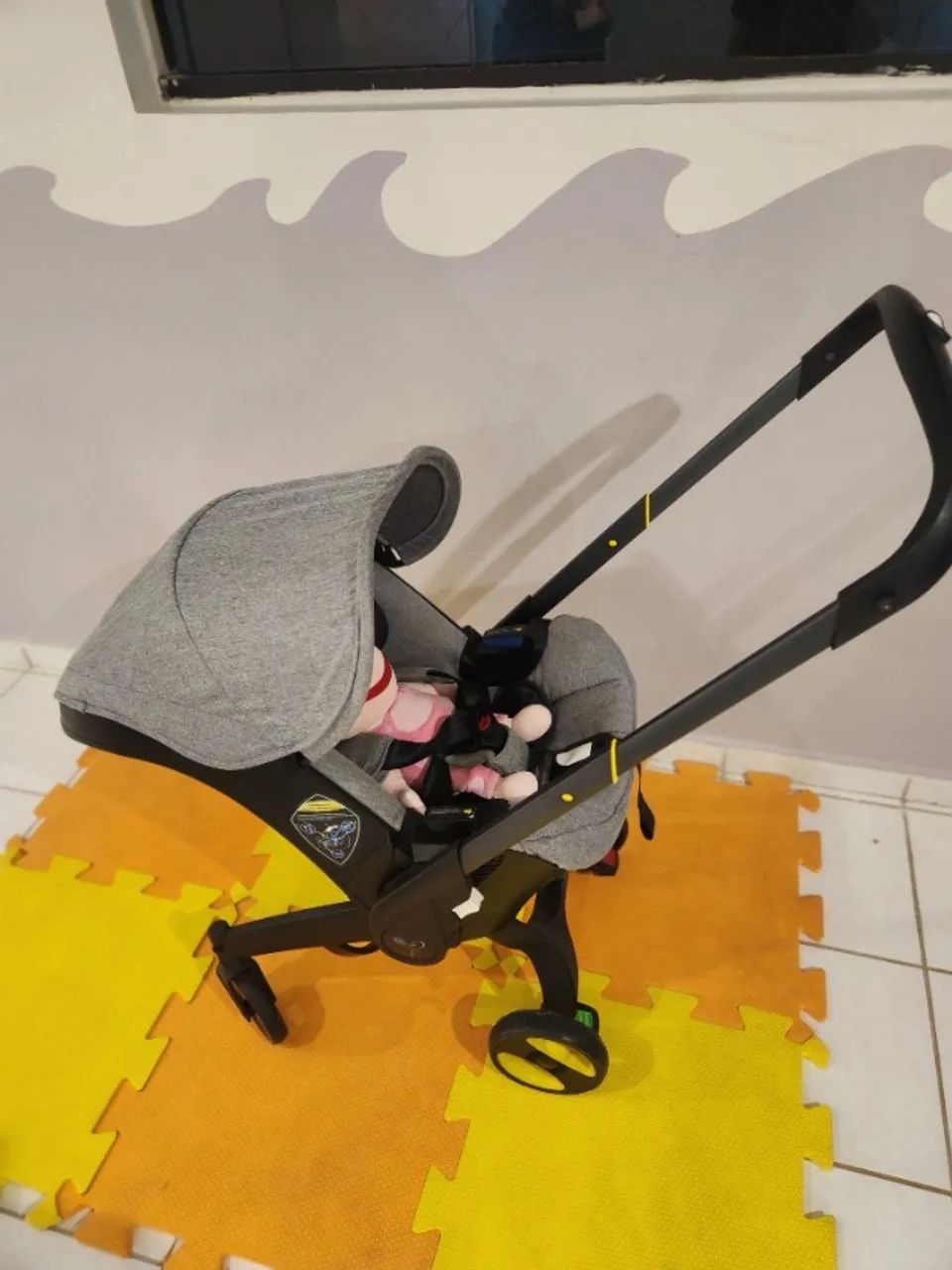 Bebê conforto com carrinho integrado. - Foto 5