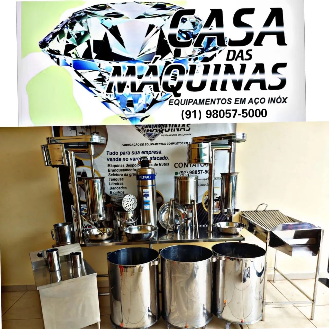 Máquina de açaí uso residencial inox - Foto 2