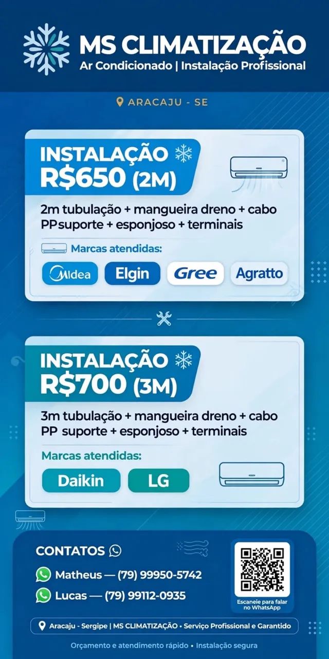 instalação e manutenção em ar condicionado  - Foto 2