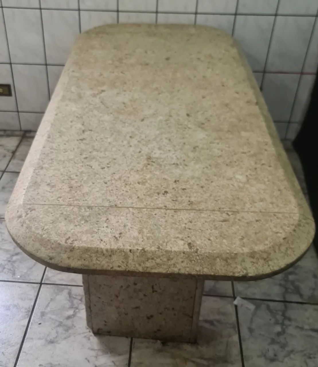 Mesa de jantar de marmore travertino  - Foto 3