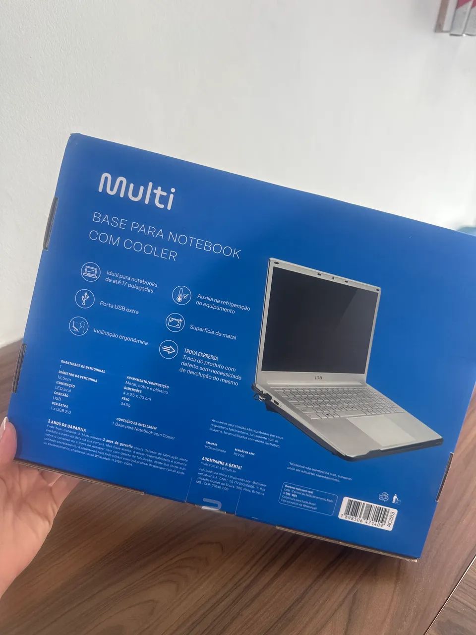 Base para notebook com cooler  - Foto 2