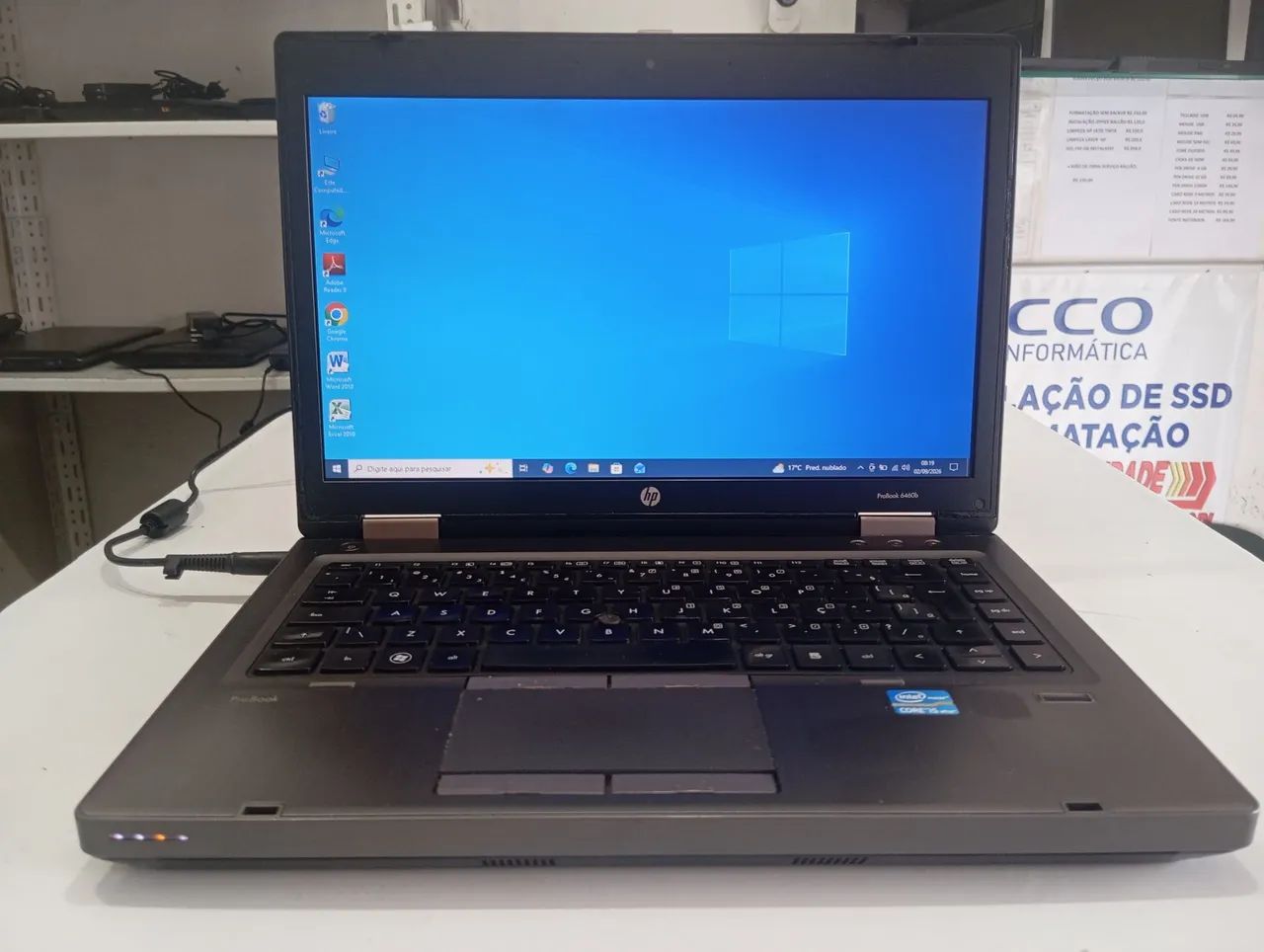 NOTEBOOK HP CORE i5- E$799- EMPRESAS ESCRITÓRIOS ESTUDOS TRABALHOS  - Foto 3