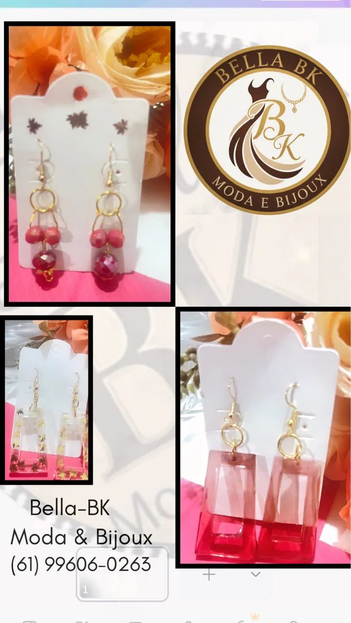 Brincos e pulseiras atacado R3 3,00 - Foto 3