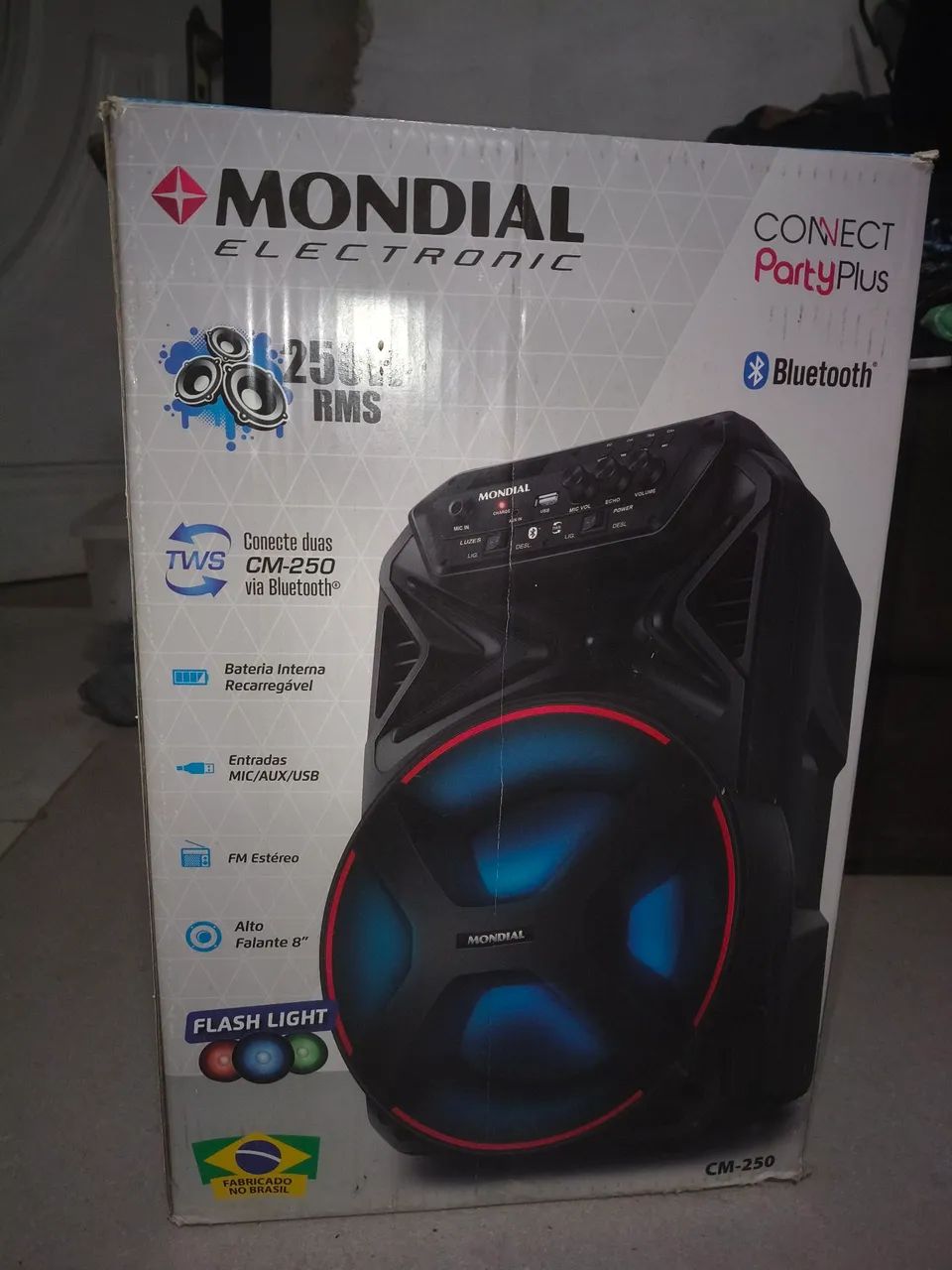 Caixa De Som Bluetooth 250 Watts RMS Mondial CM-250 - Foto 2