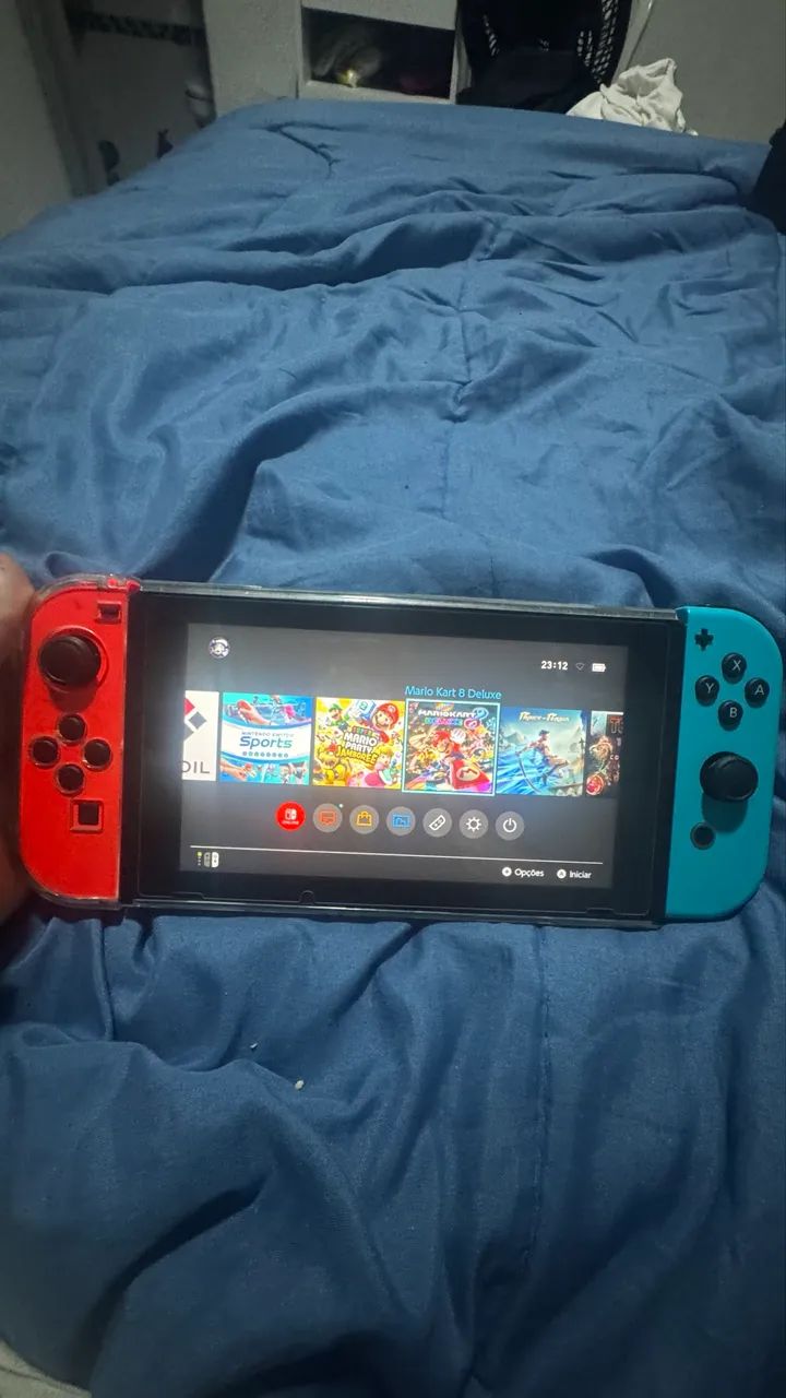Nintendo Switch V1 DESTRAVADO  - vários acessórios - Foto 5