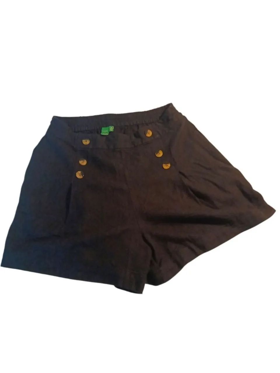 Short FARM preto TAM. P (USADO)