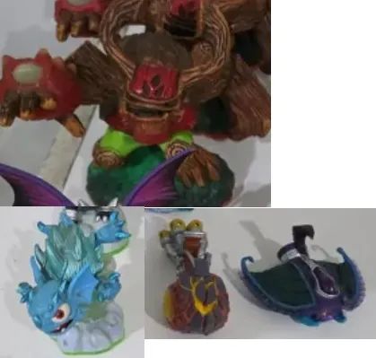 4 skylanders reservados