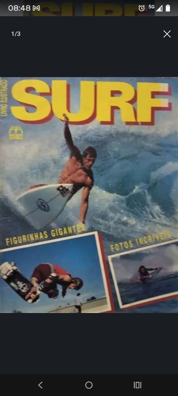 Figurinhas álbum surf 1987 - Foto 2
