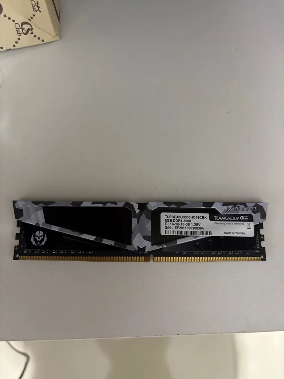 Vendo memória ram 8gb 