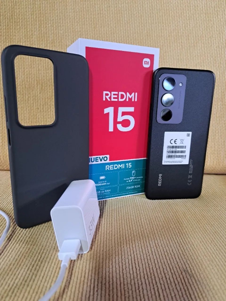 Celular Xiaomi Redmi 15 256GB (interna) 16GB (RAM) Preto - Na