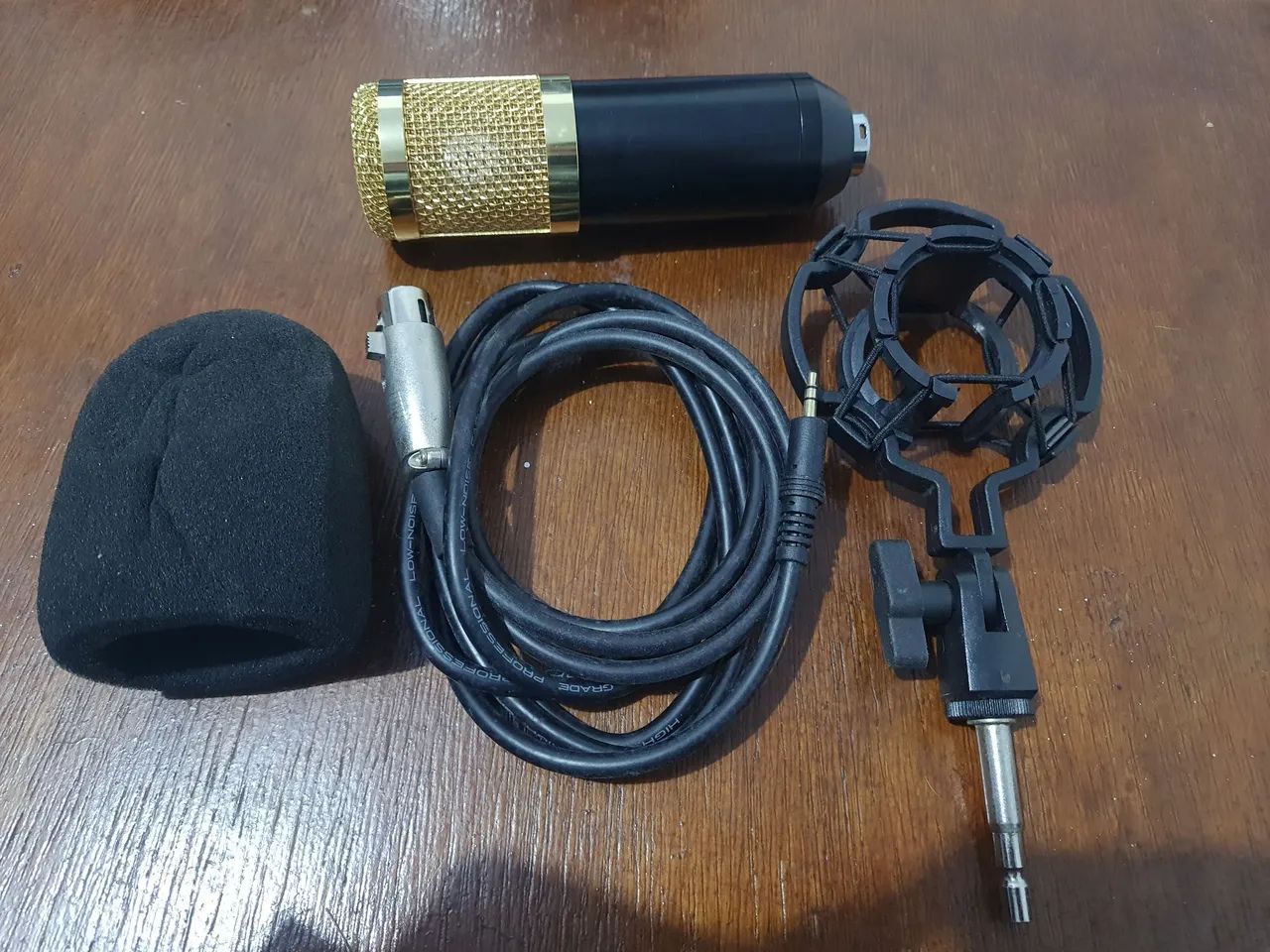 Kit Microfone Condensador BM-800 + Braço Articulado - Foto 5