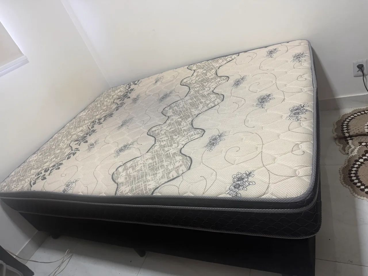 Cama Box Casal Gazin + Colchão | Ótimo Estado - Foto 2