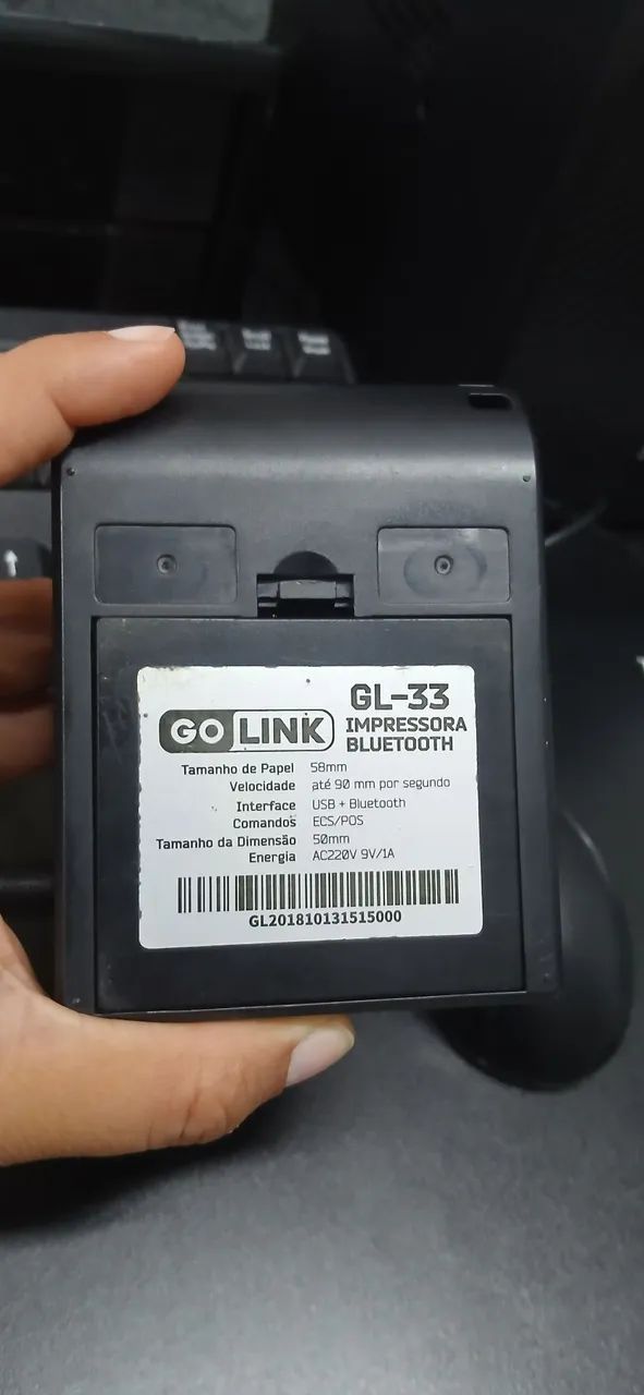 impressora Bluetooth golink gl-33