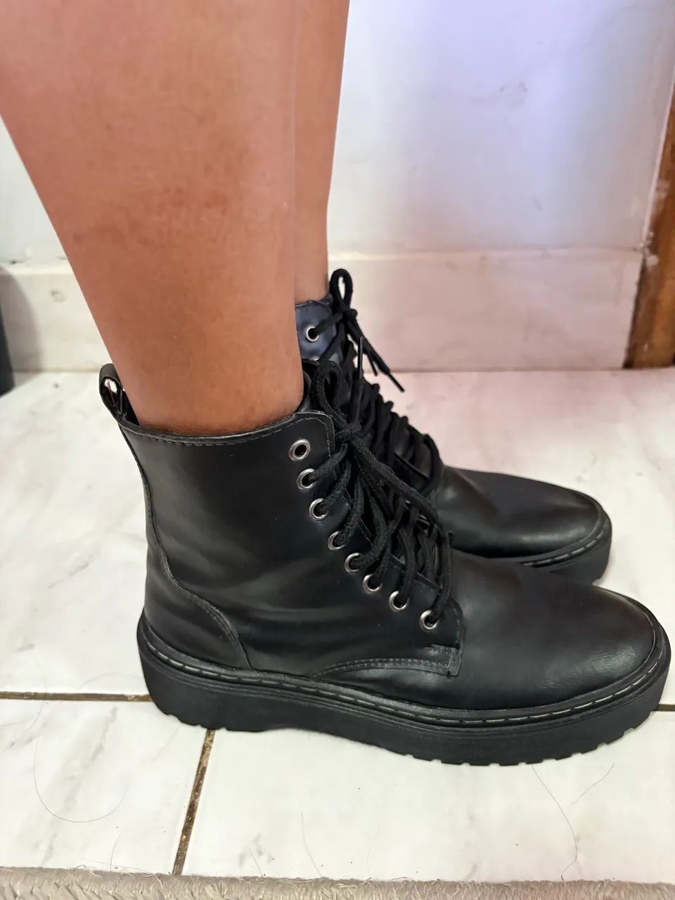 Bota coturno 