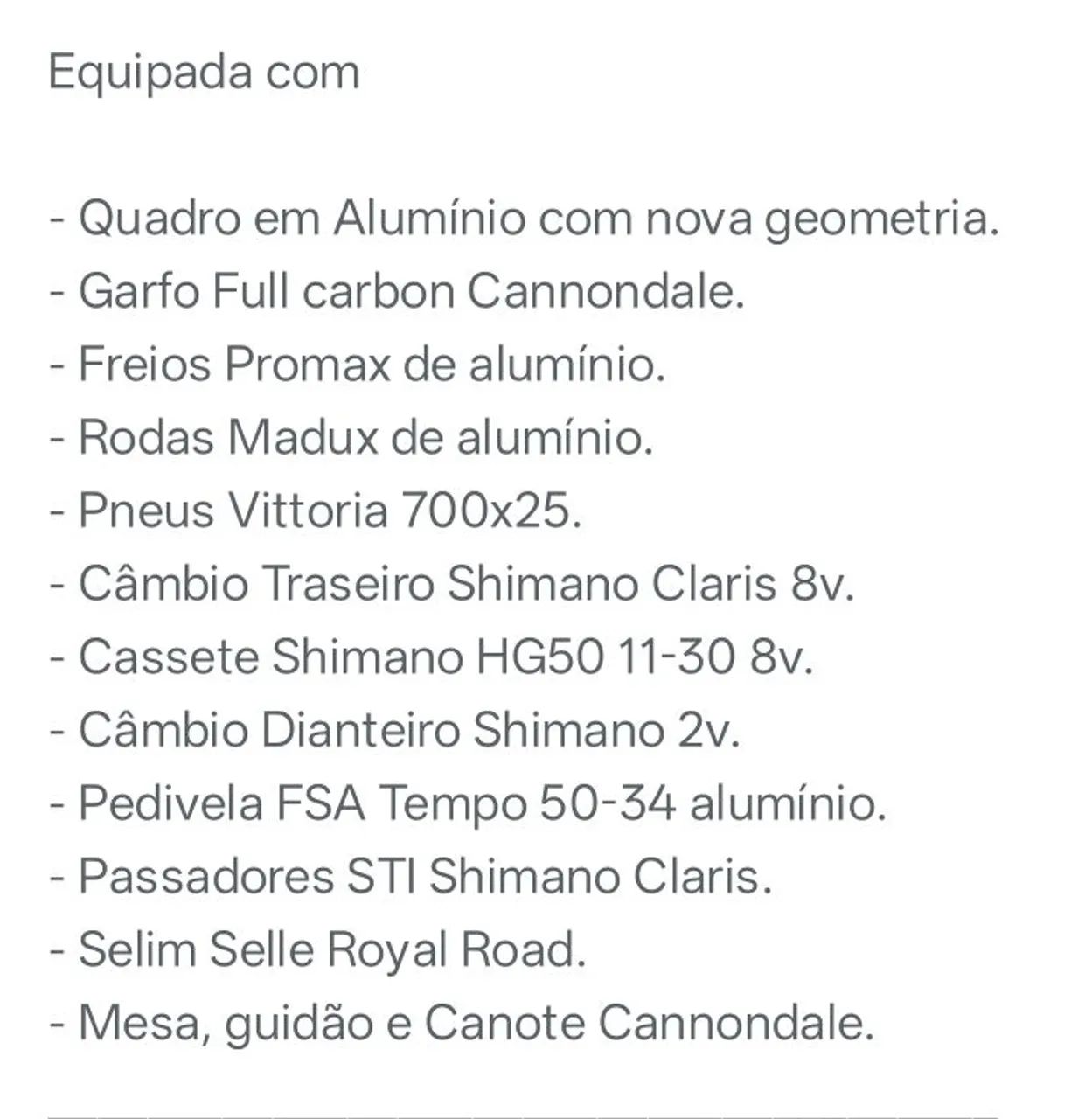 Vendo Speed Cannondelle Óptimo Caad 4, em estado de zero.!!! - Foto 2