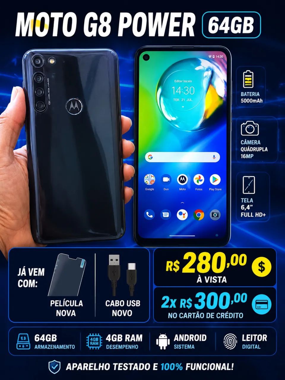 Moto G8 power