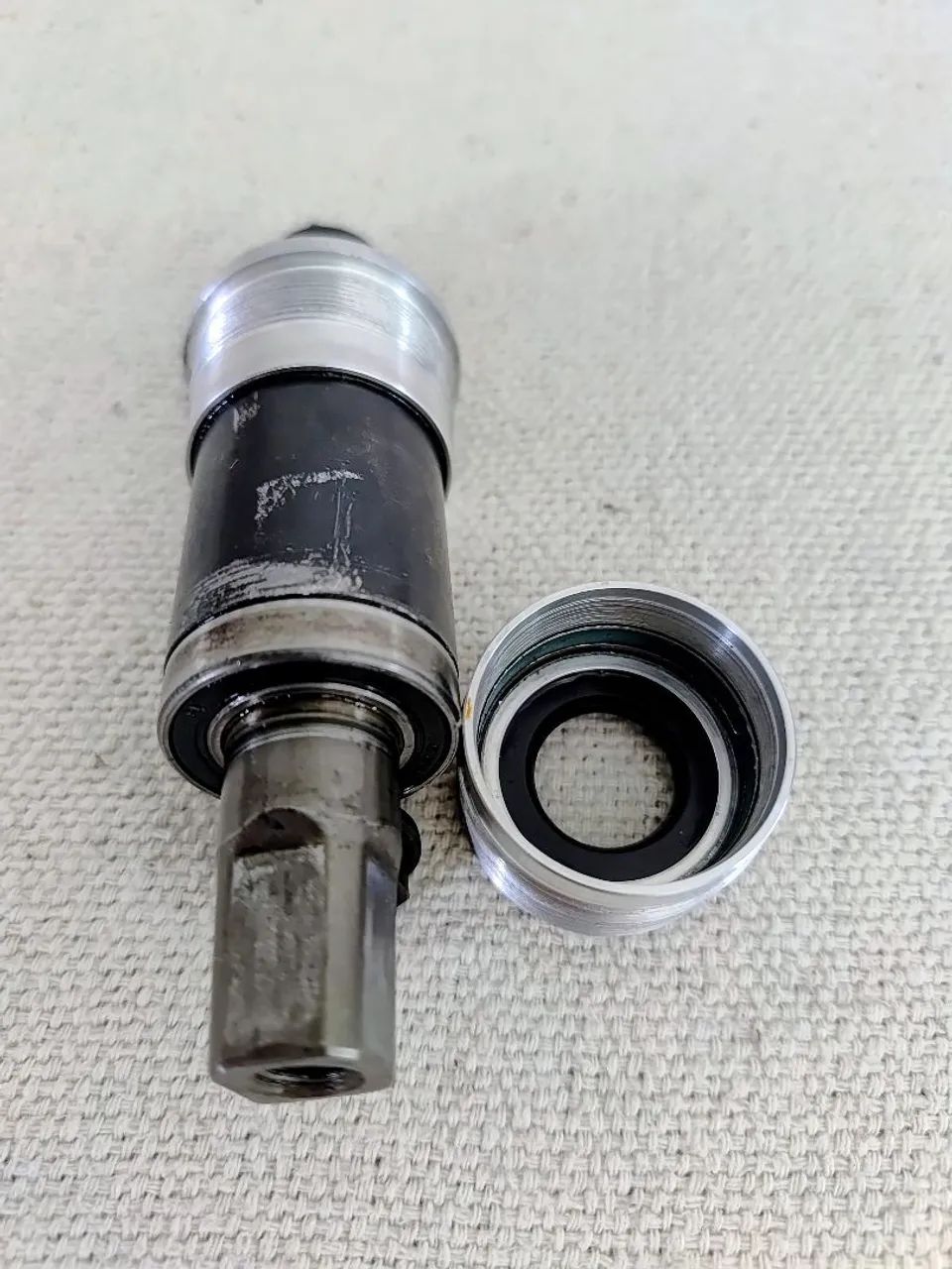 Kit Shimano Claris semi-novo (câmbio dianteiro, pedivela e mov. Central) - Foto 4