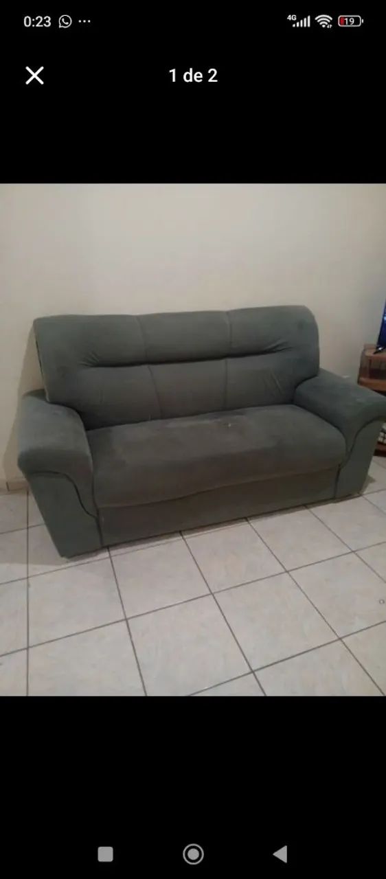 Vendo sofá 2 e 3 lugares422081991489638400