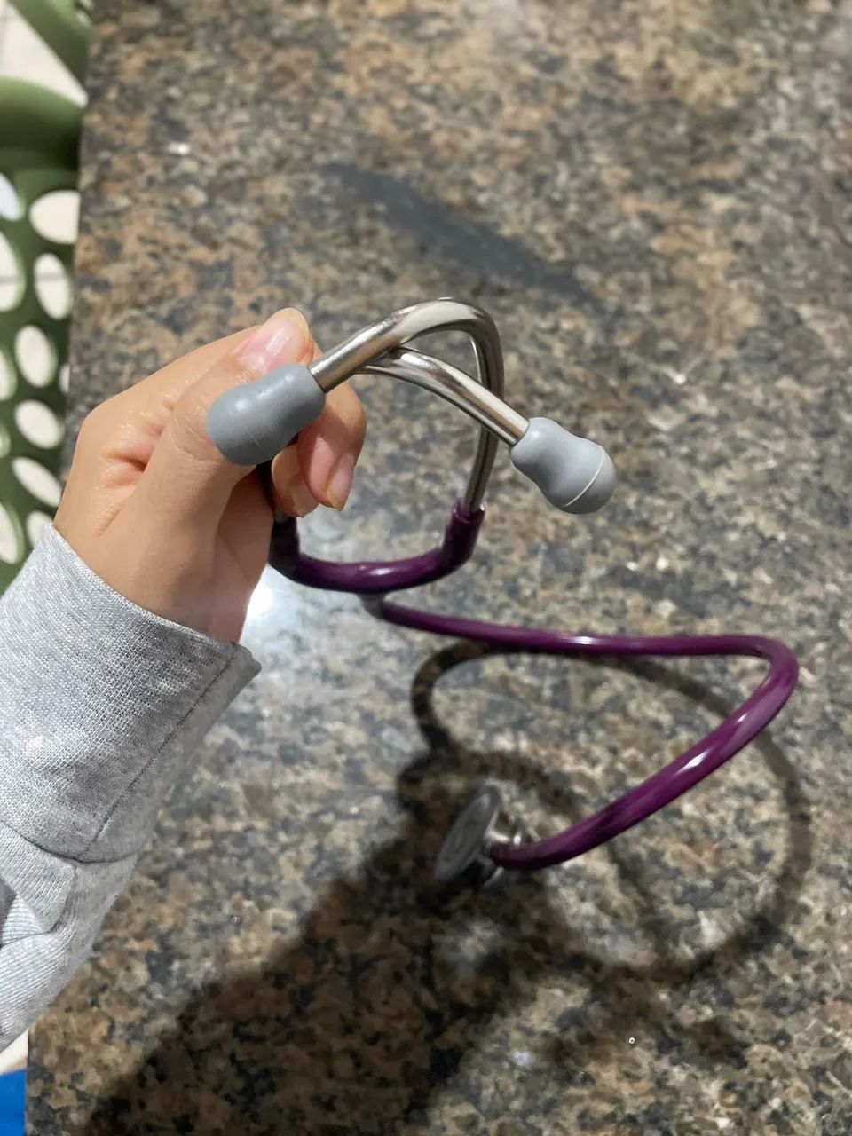 Estetoscópio 3M Littmann Classic III ROXO - Foto 3