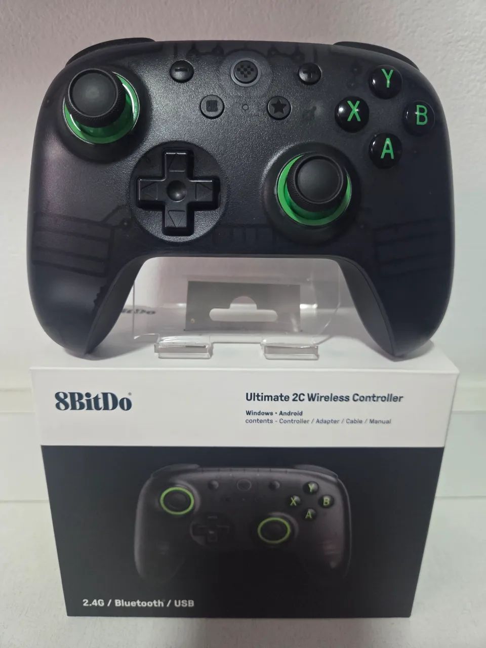 Controle 8BitDo Ultimate 2C Wireless - Completo na Caixa