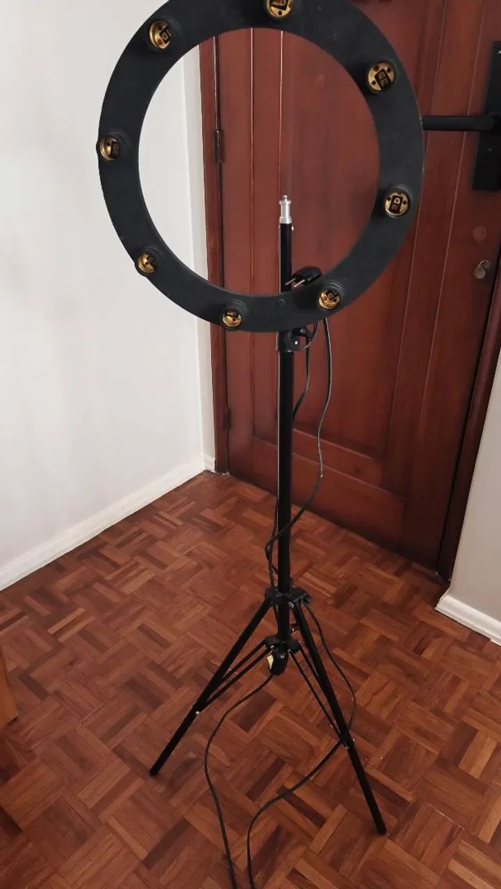 Ring light de lâmpada bolinha 