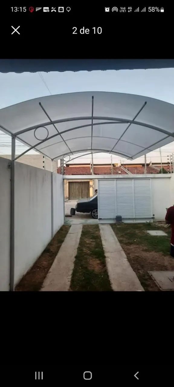 HD toldo e coberta para carros 150mq  - Foto 3