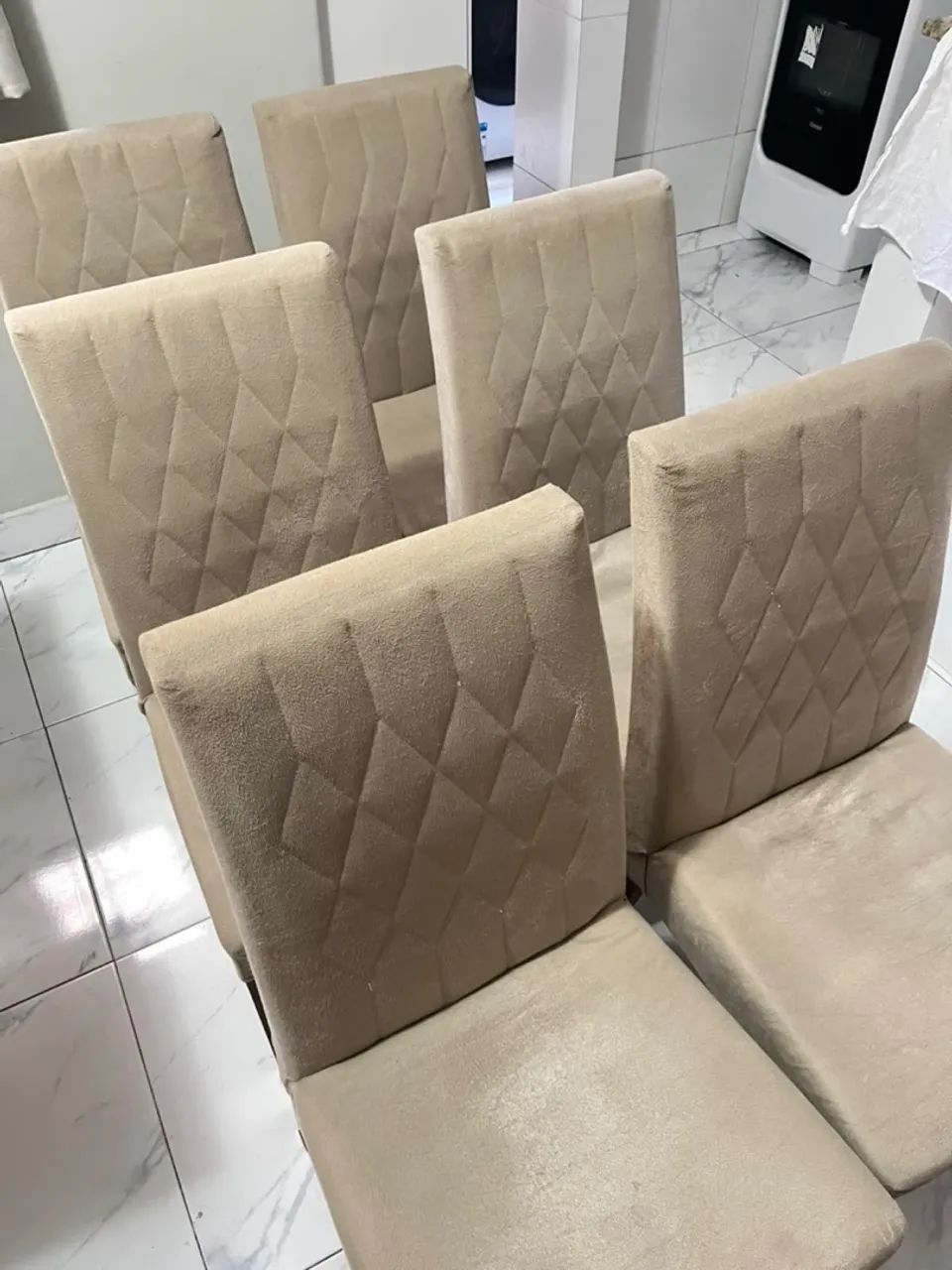 Jogo de 6 cadeiras acolchoadas (vendo separadamente tb) - Foto 2