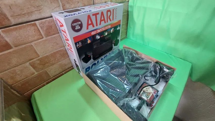 Videogame Atari 2600 Original Completo na Caixa + Jogos - Foto 5