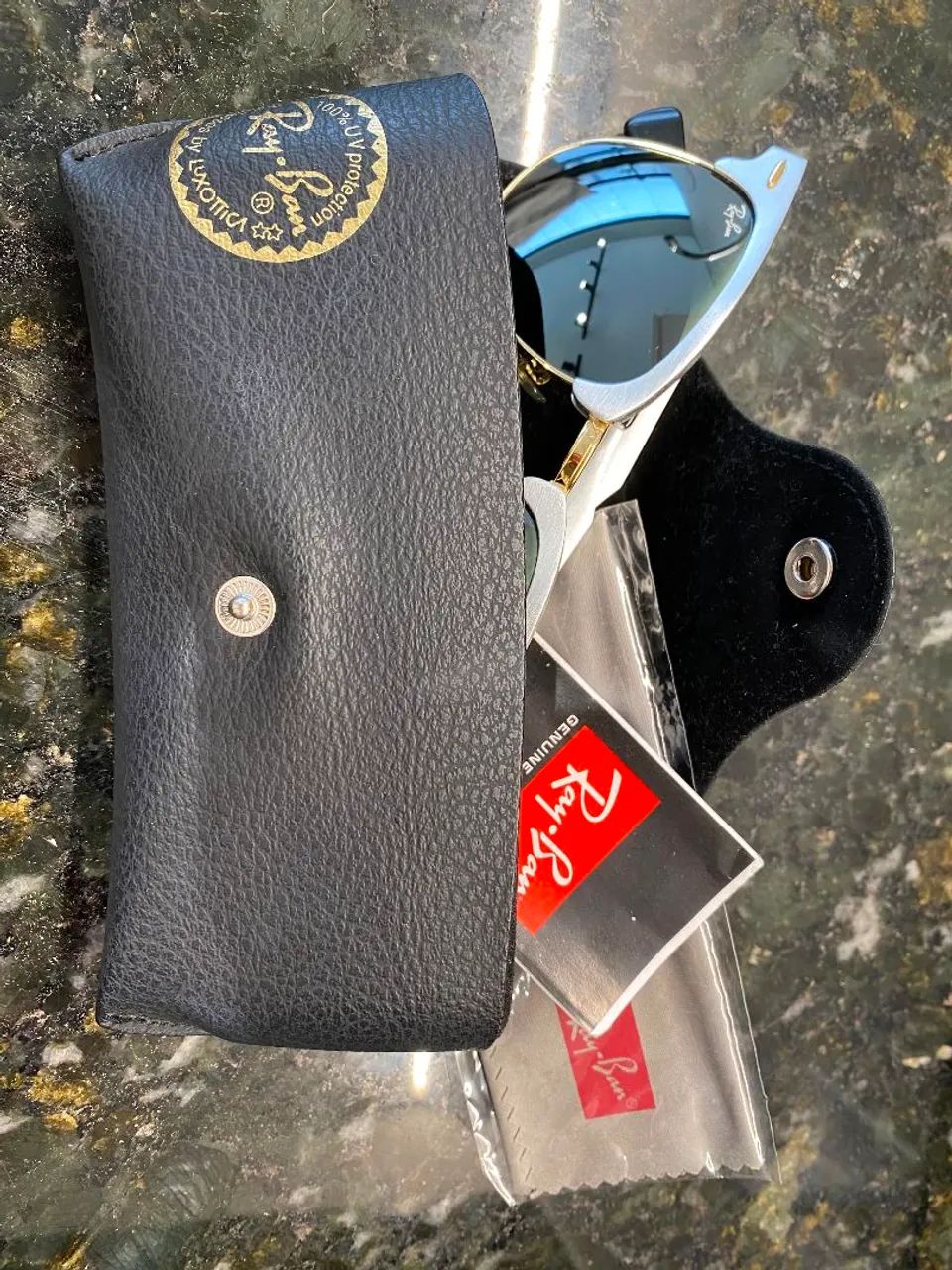 Óculos Ray Ban Clubmaster Aluminium - Foto 4
