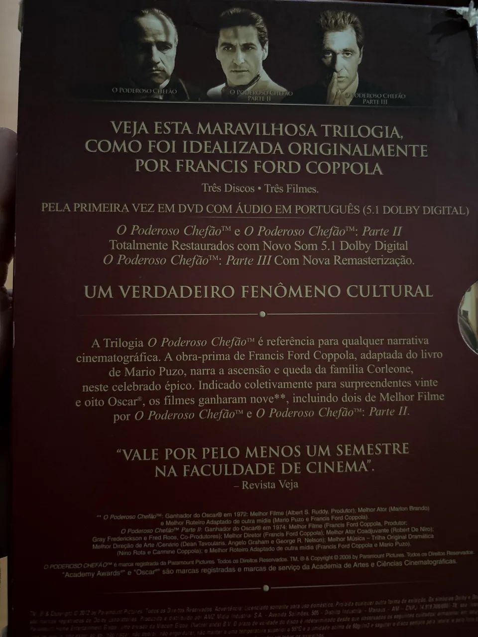 Box o poderoso chefão ( 3dvd) - Foto 2