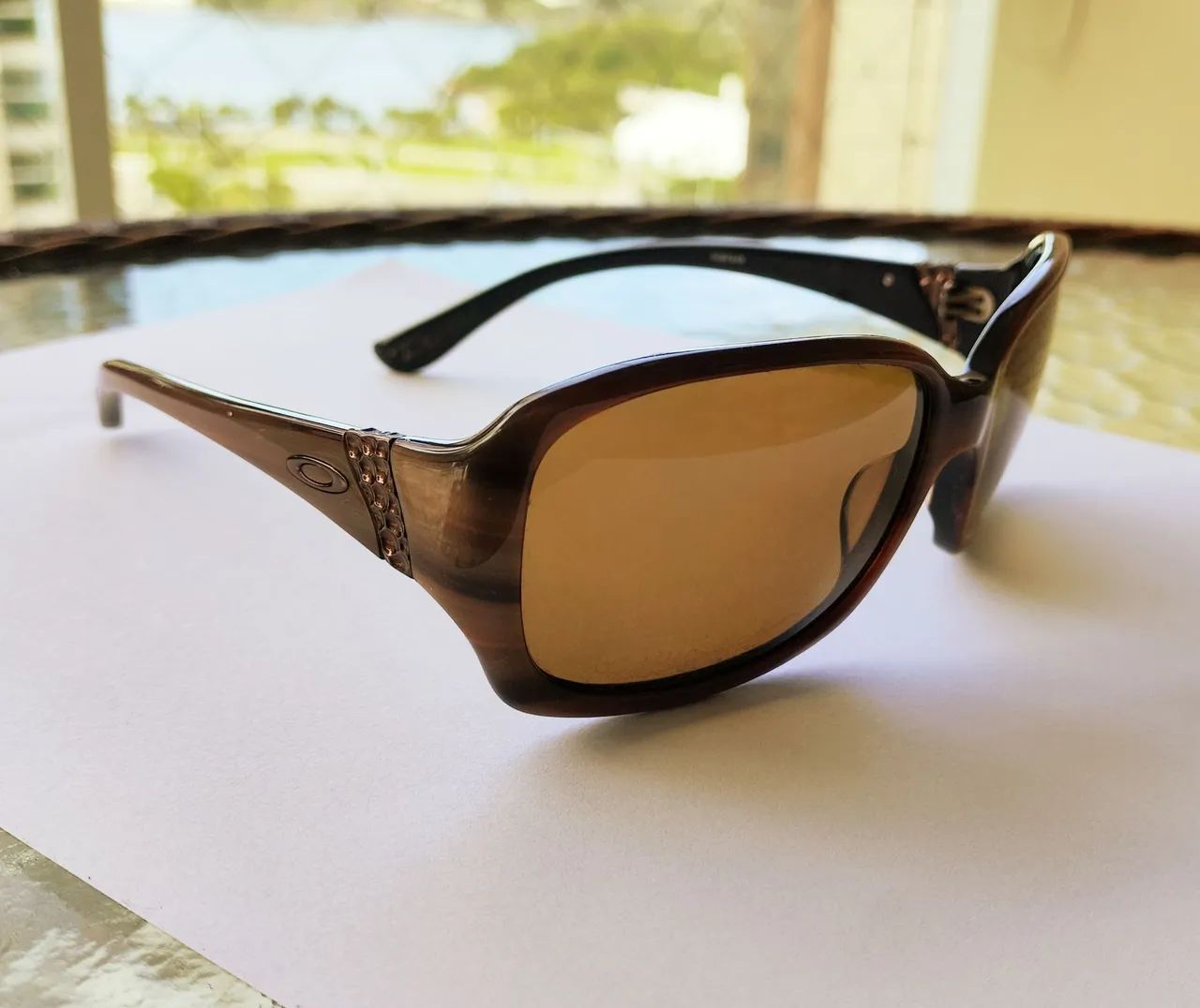Oculos Oakley Discreet Marrom - Foto 5