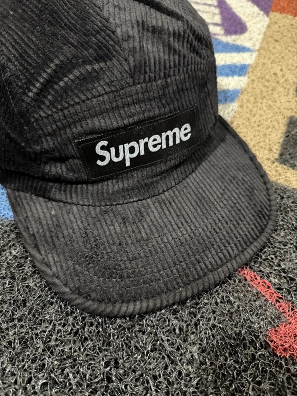 Boné Supreme Corduroy Camp Veludo - Foto 2