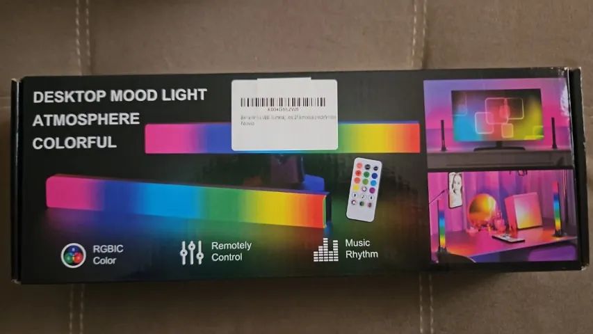 Barra de luz led rgb com 213 modos - Foto 2