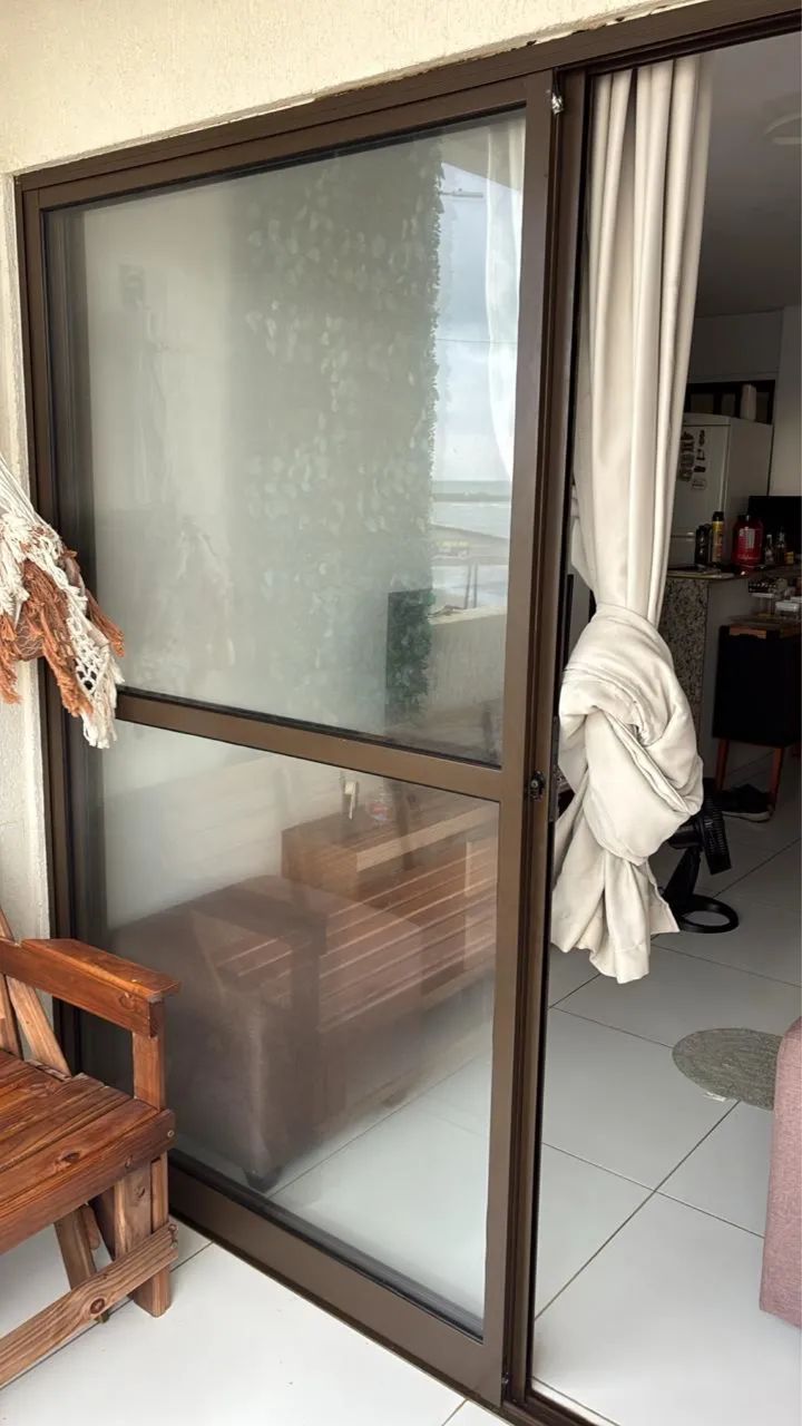 Porta 2,10x2,30 galvanizada c/ 2,10 de abertura p/ cada lado. R$1.000 em ate 10x - Foto 3