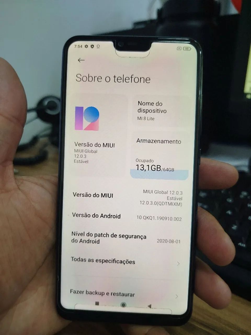 Celular xiaome mi 8 lite, 64G - Foto 3