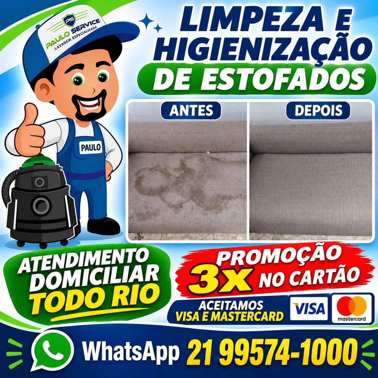 Limpeza de Sofá 