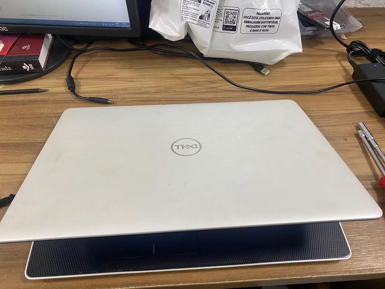 Notbook Dell inspirou. 3583 branco - Foto 2