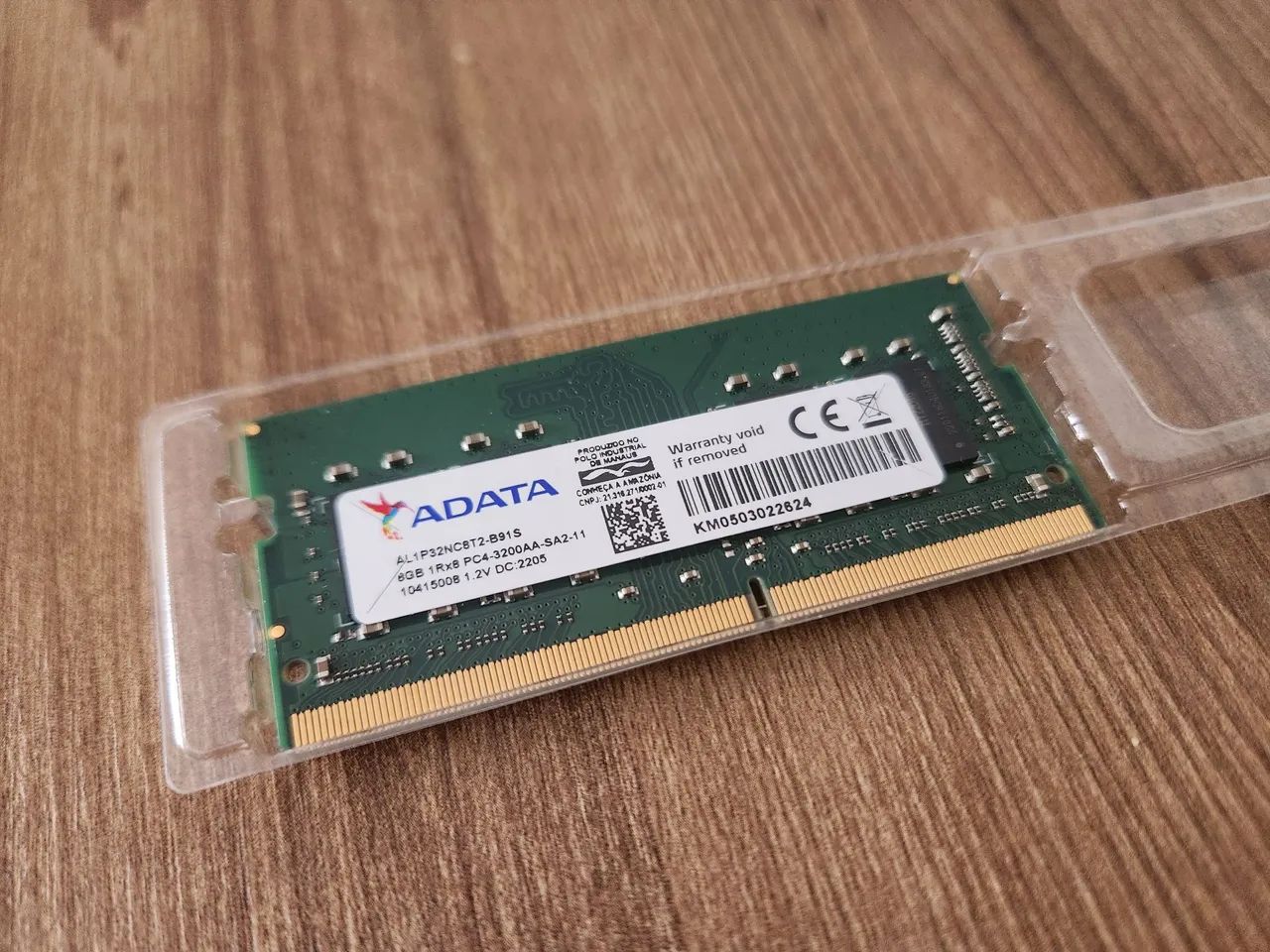 Memória RAM Adata 8GB 3200Mhz