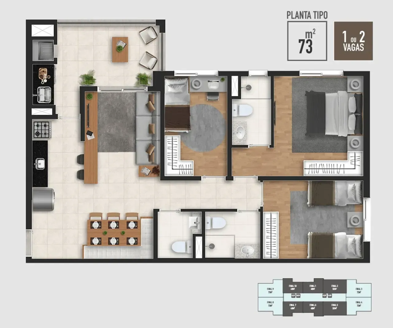 PLANTA 73m²