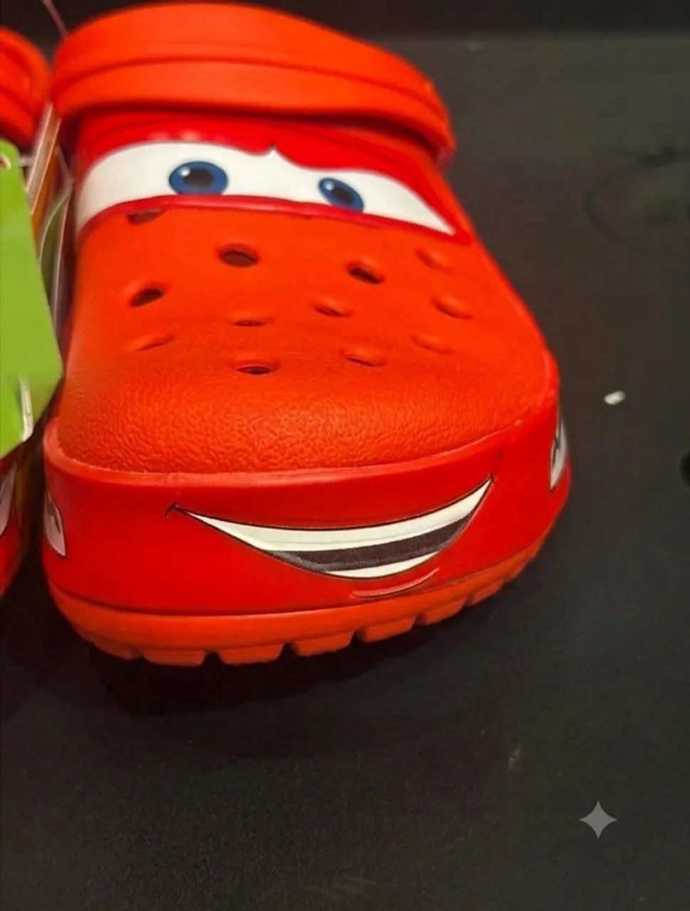 Sandália Crocs Lighting Mcqueen Red - Foto 4