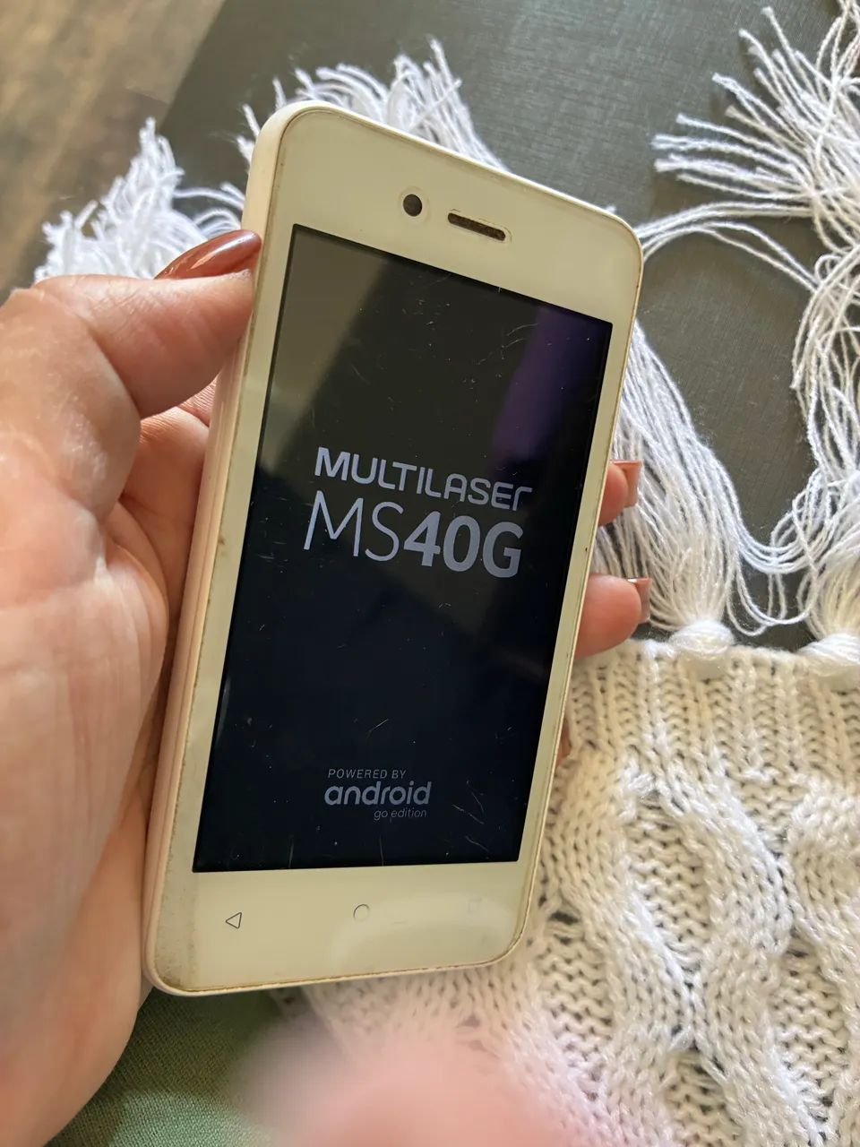 Celular Multilaser MS40G muito conservado branco - Foto 3