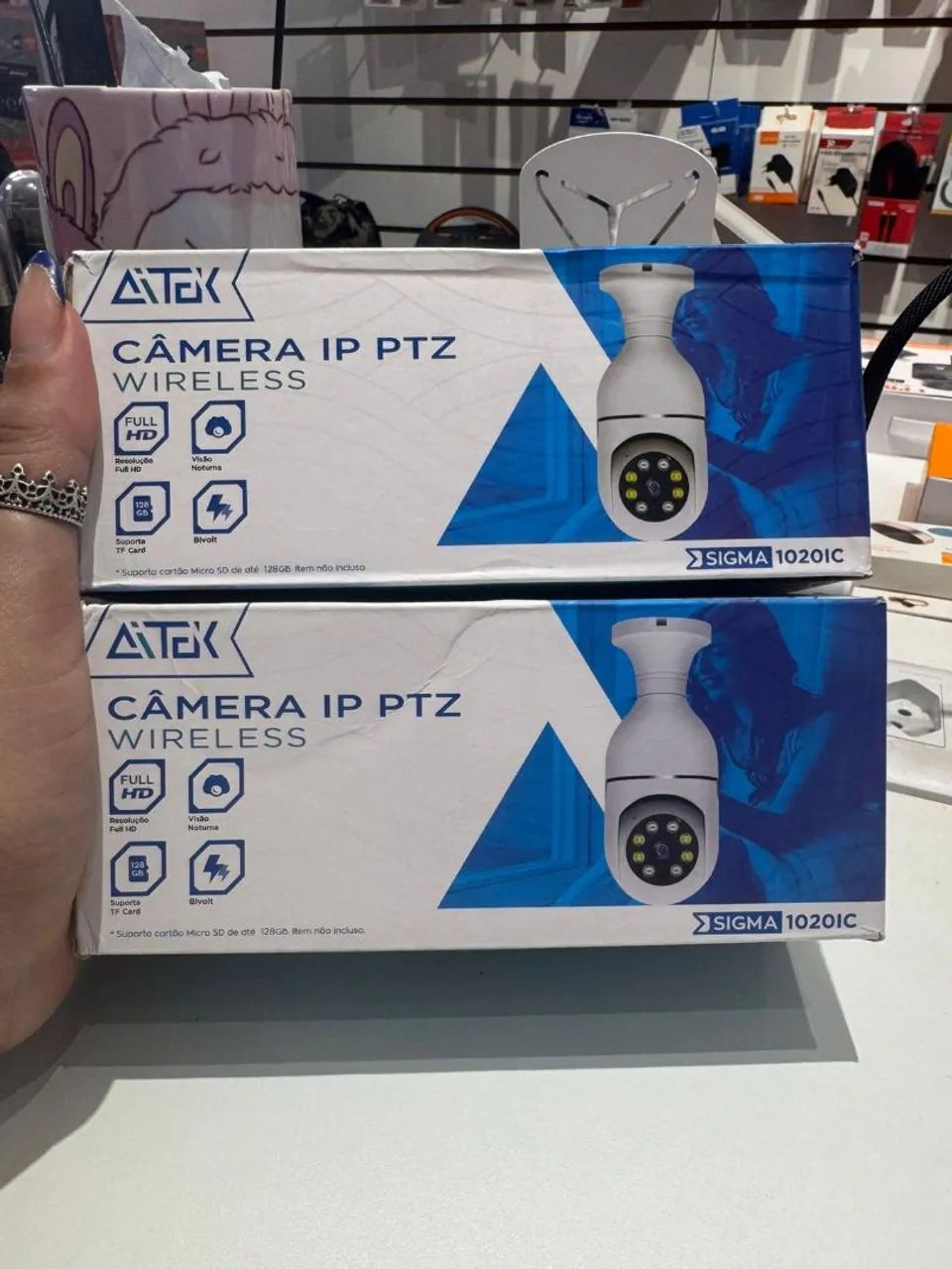 Câmera lâmpada Wi-Fi  - Foto 3