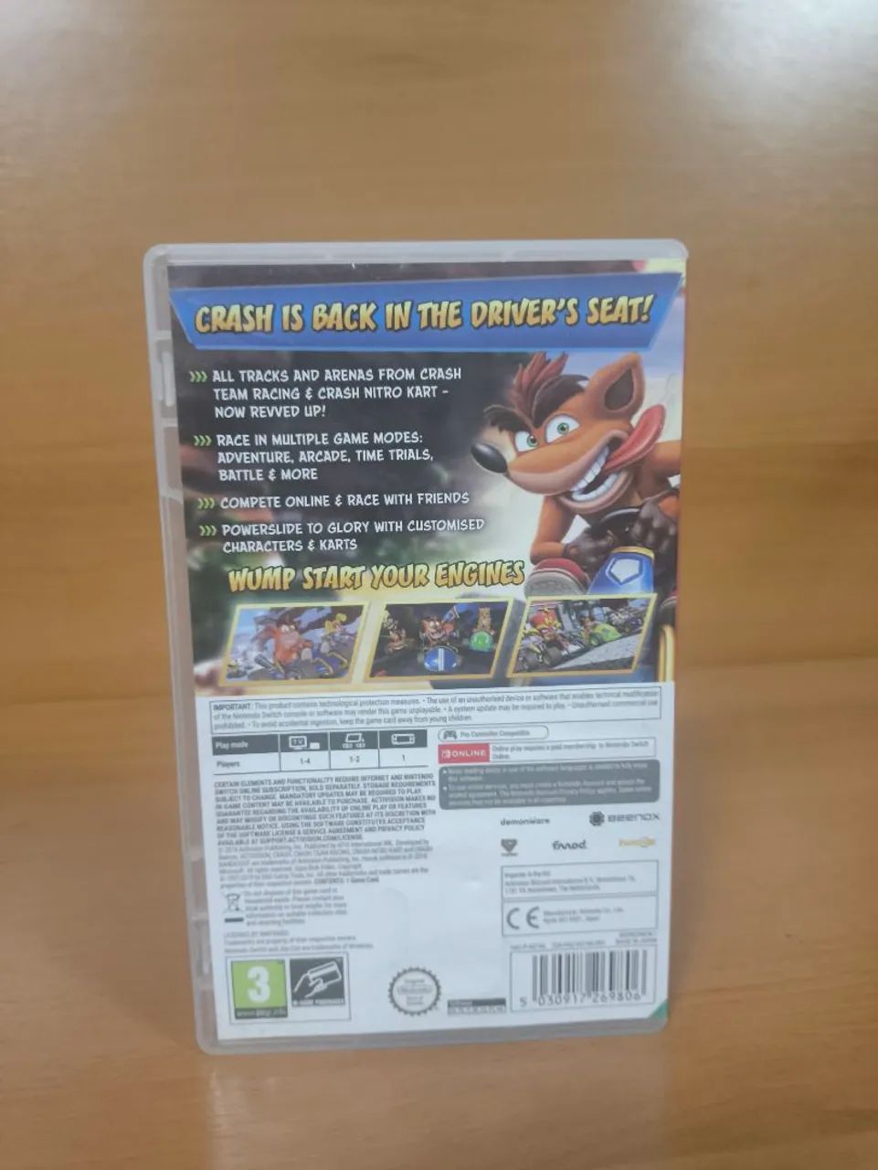 Crash team racing nitro fueled de Nintendo switch usado  - Foto 2