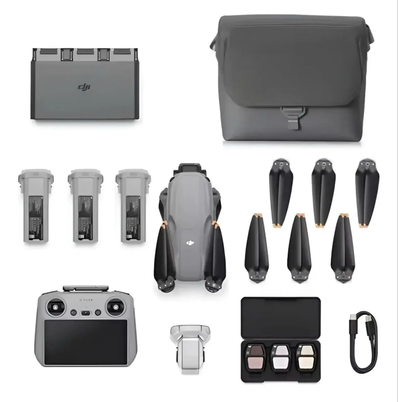 Drone Dji Air 3s Fly More Combo (com Tela) Br  * LACRADO - Foto 4