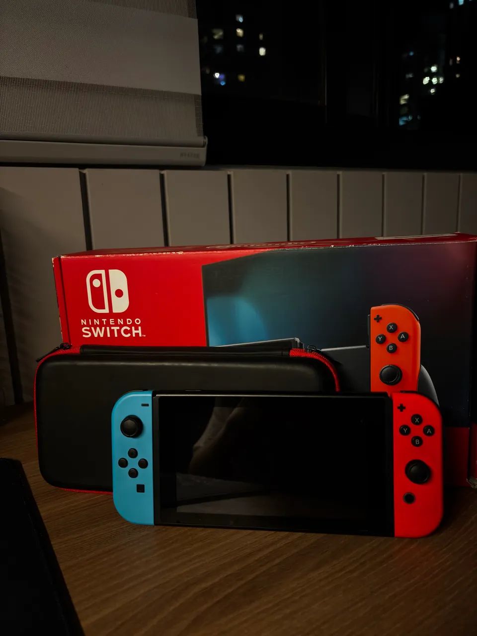Nintendo switch V2 com case 