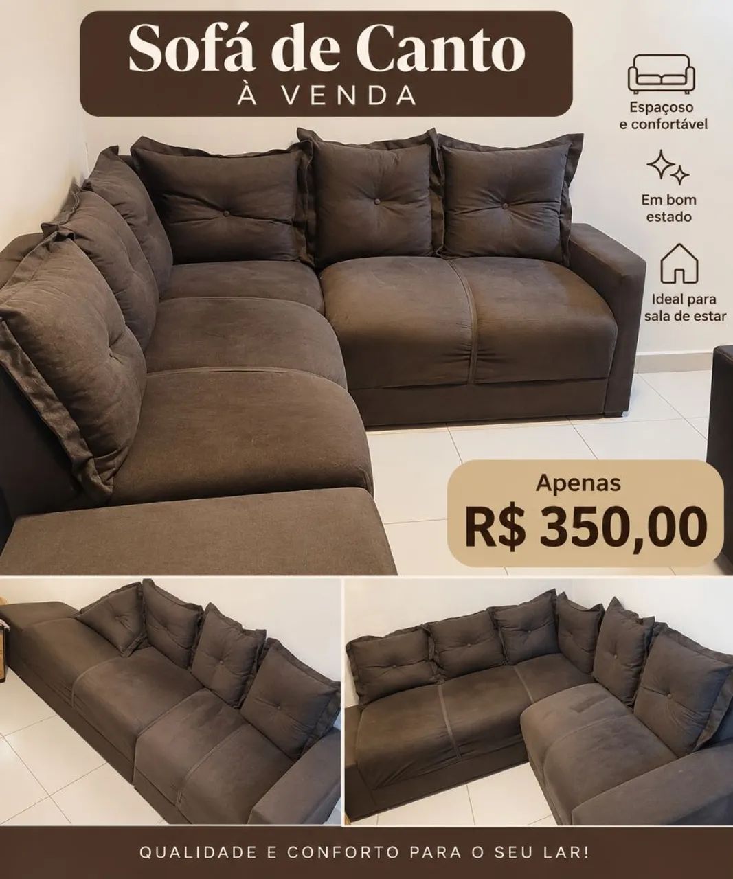 VENDO SOFA DE CANTO
