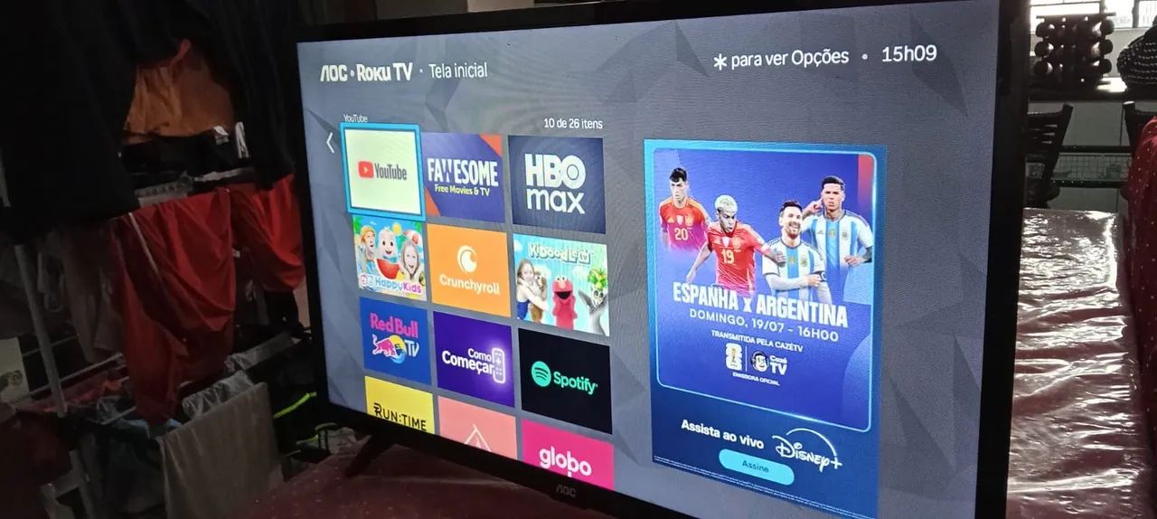 Vendo essa tv da marca AOC de 32 polegadas SMART completa  - Foto 2