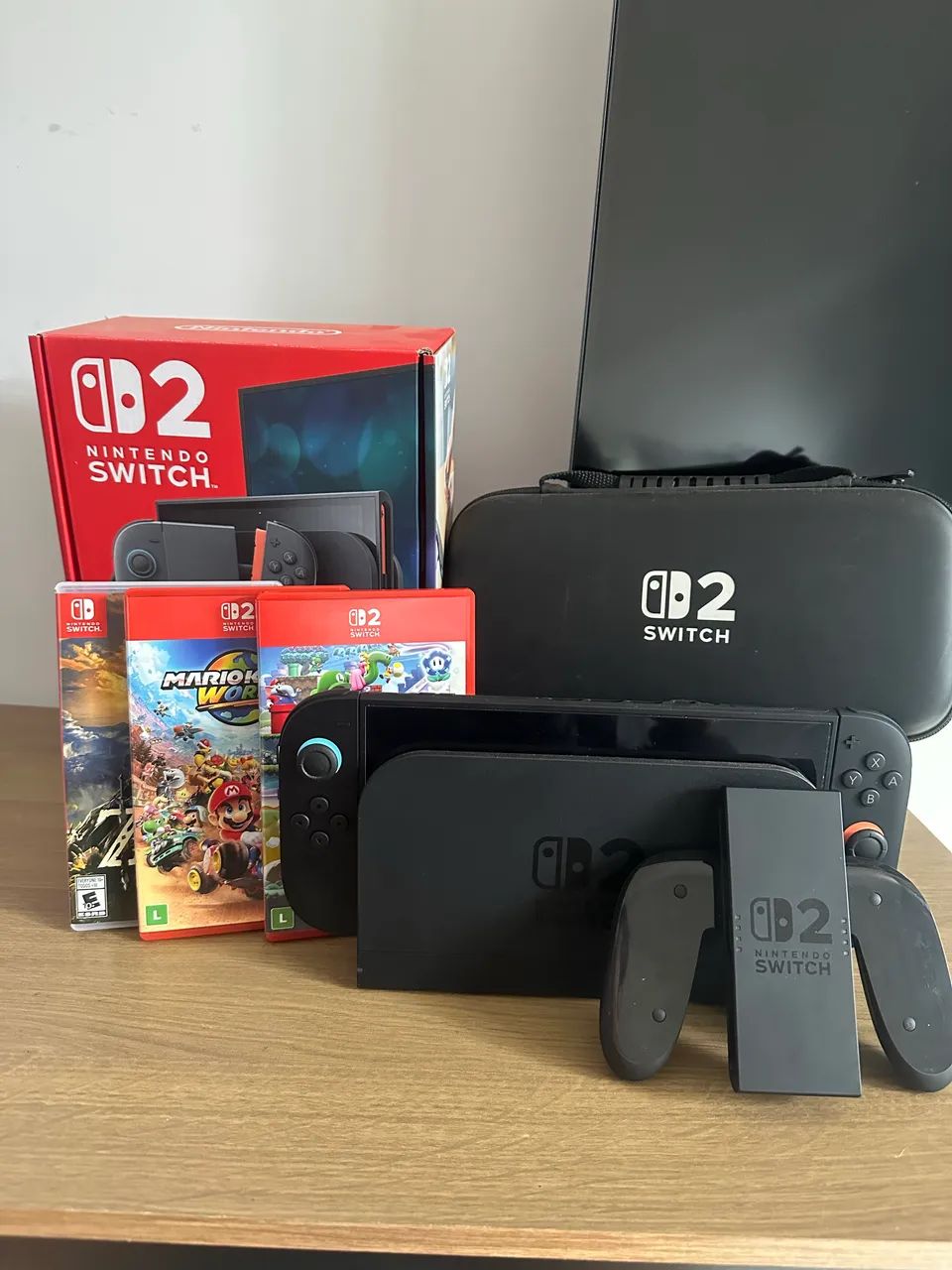 NINTENDO SWITCH 2 (nacional com NF, 5 meses de USO)