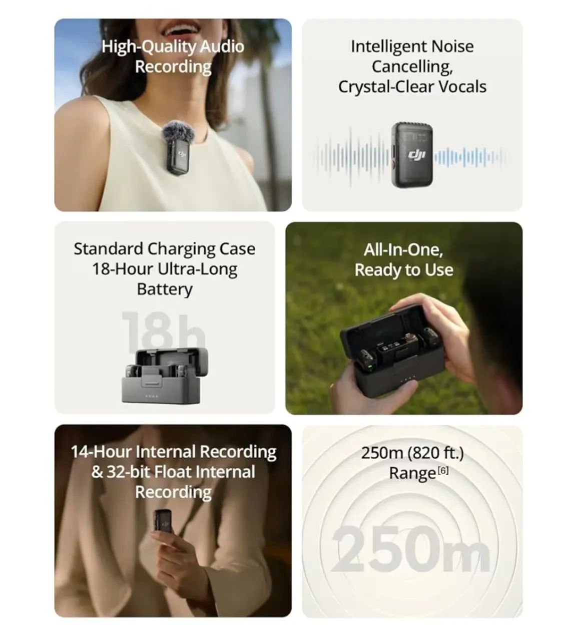 Dji Mic 2 (2 Tx, 1 Rx) Novo  - Foto 3