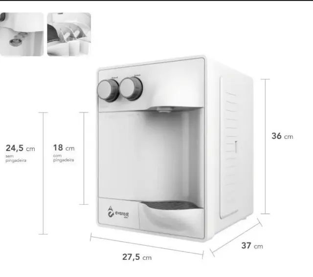 Purificador de água everest slim 220V - Foto 3